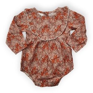 Floral Long Sleeve Baby Romper